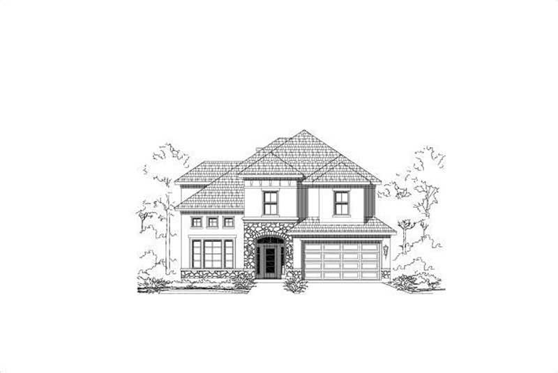 3-Bedroom, 3036 Sq Ft Spanish Home Plan - 156-1775 - Main Exterior