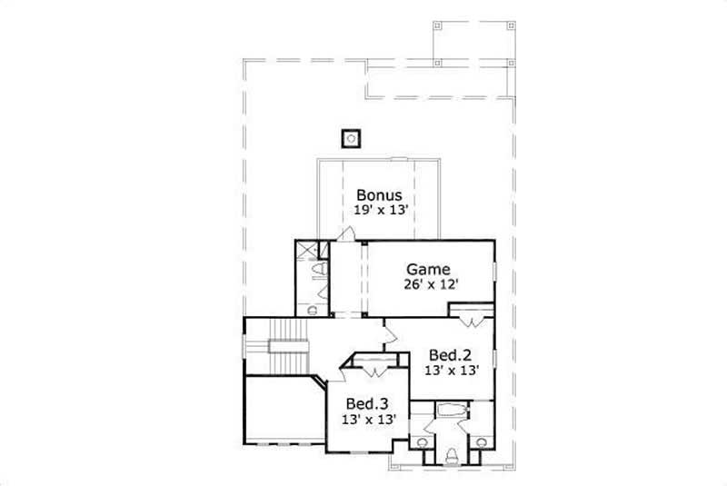 SECOND STORY FLOOR PLAN