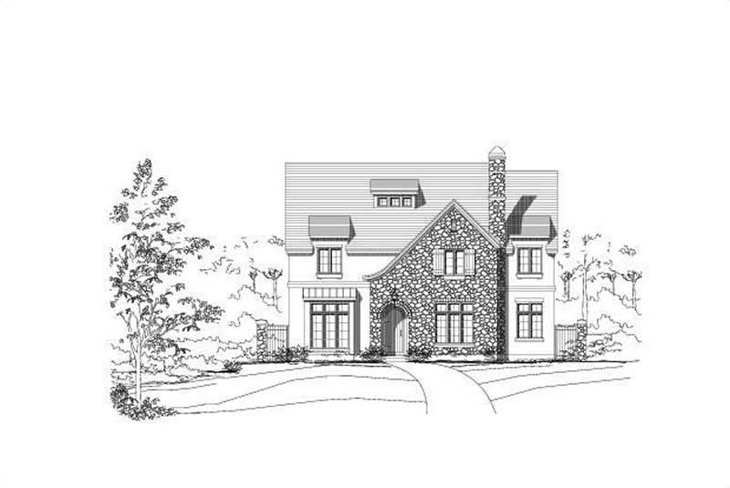 4-Bedroom, 5507 Sq Ft Country Home Plan - 156-1778 - Main Exterior