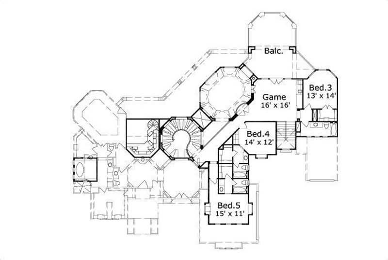 SECOND STORY FLOOR PLAN