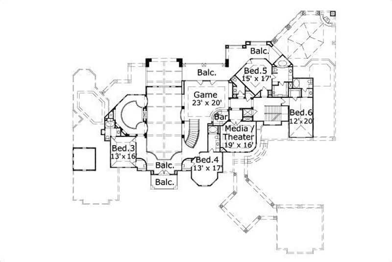 SECOND STORY FLOOR PLAN