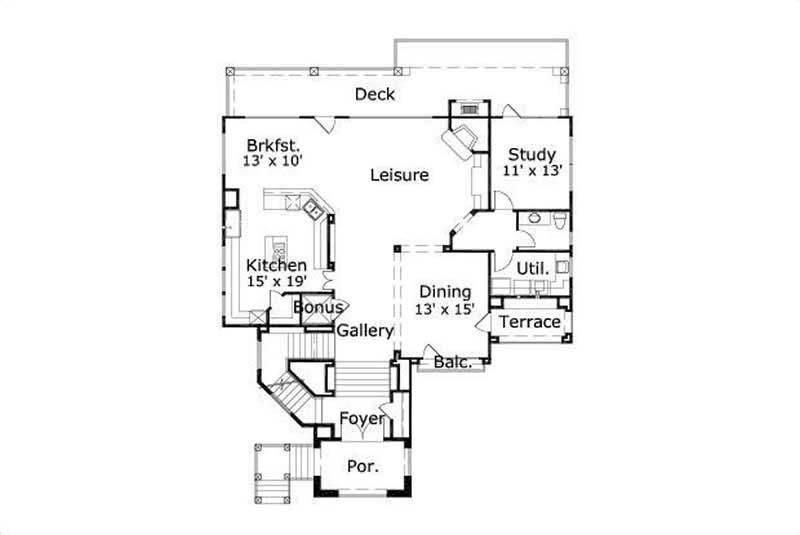 SECOND STORY FLOOR PLAN