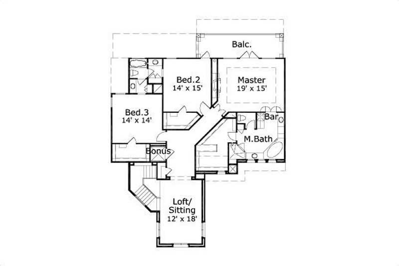 THIRD STORY FLOOR PLAN