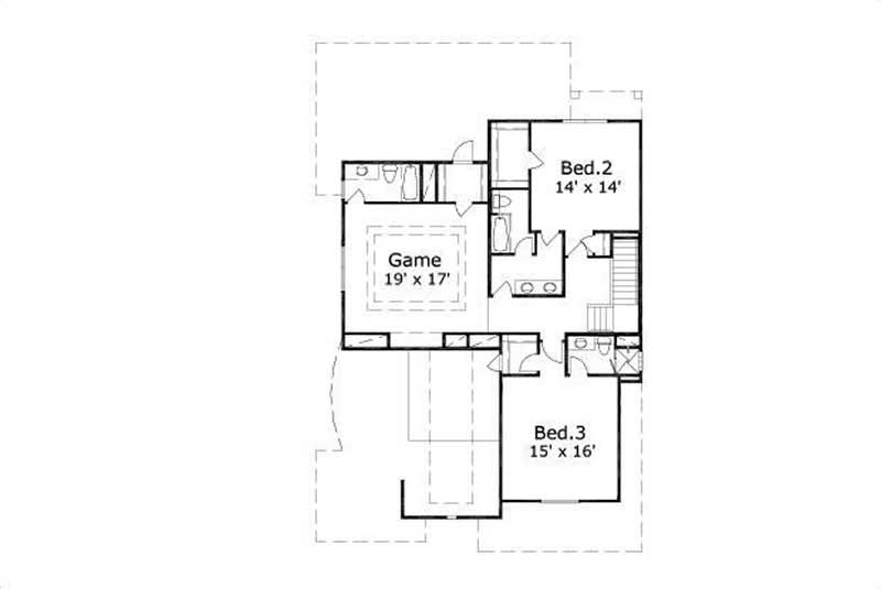 SECOND STORY FLOOR PLAN