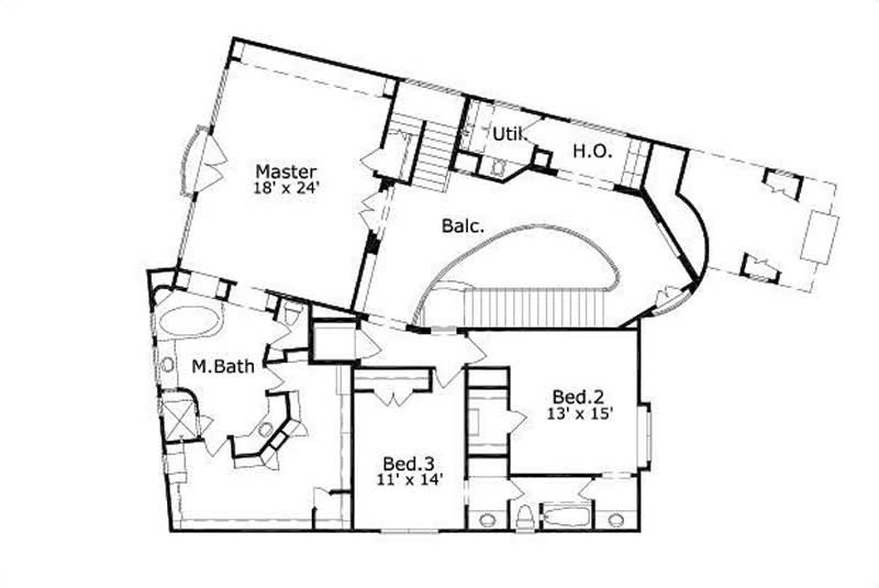 SECOND STORY FLOOR PLAN