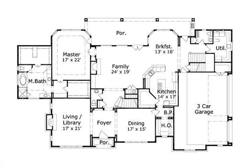 Floor Plan First Story