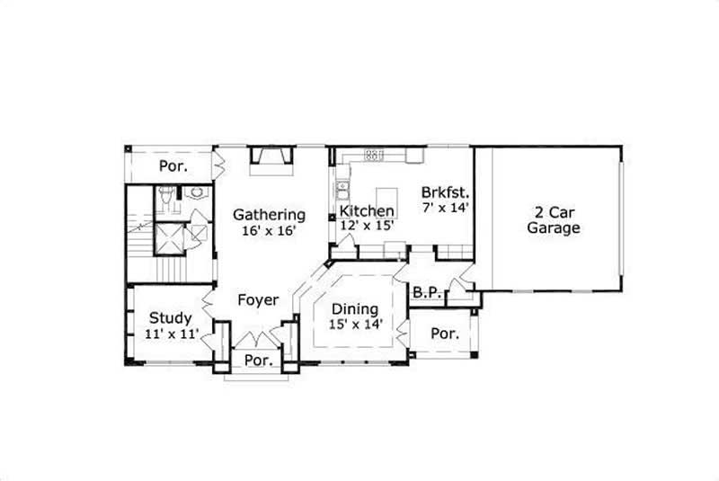 FIRST STORY FLOOR PLAN