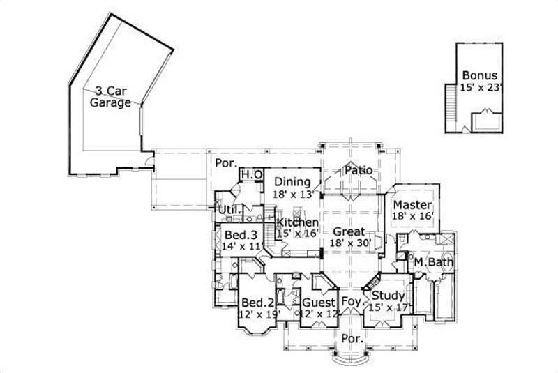 FIRST STORY FLOOR PLAN