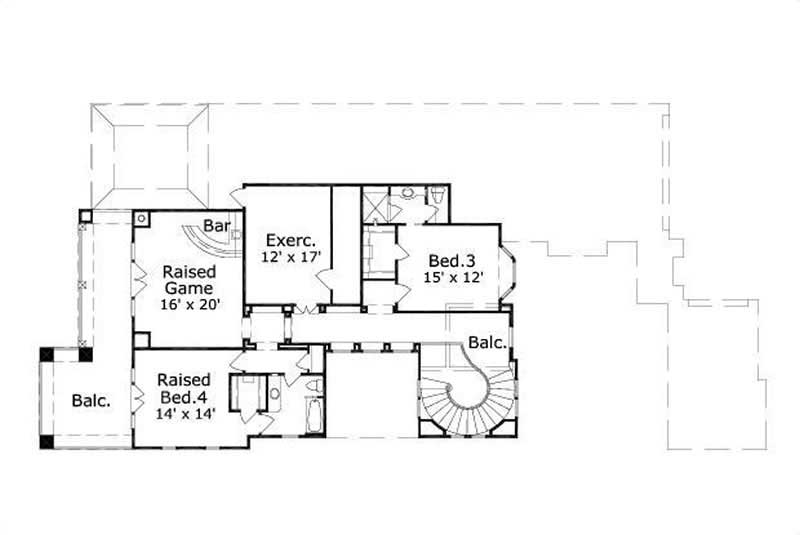 SECOND STORY FLOOR PLAN