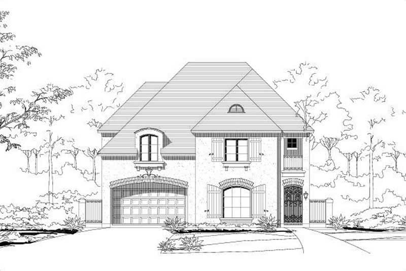 4-Bedroom, 3746 Sq Ft Country House Plan - 156-1849 - Front Exterior