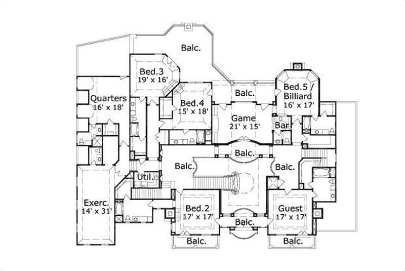 SECOND FLOOR PLAN