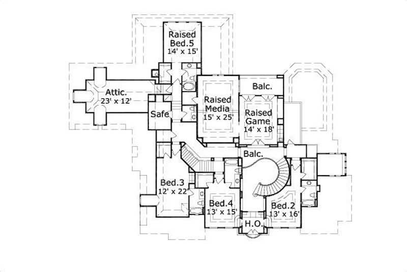 SECOND STORY FLOOR PLAN