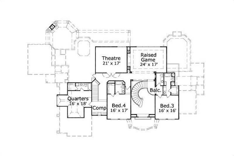 SECOND STORY FLOOR PLAN
