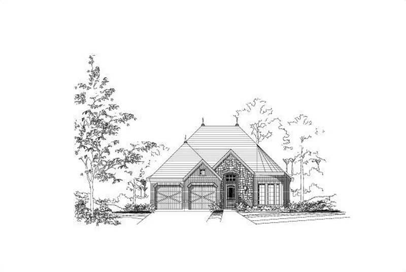 3-Bedroom, 2127 Sq Ft Country Home Plan - 156-1889 - Main Exterior