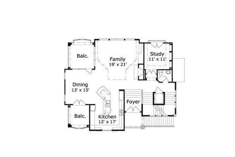 SECOND STORY FLOOR PLAN