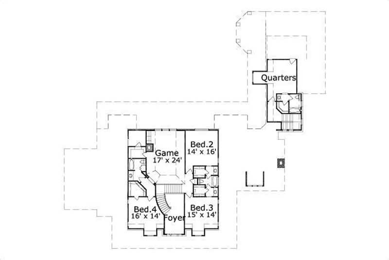 SECOND STORY FLOOR PLAN