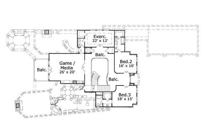 SECOND STORY FLOOR PLAN