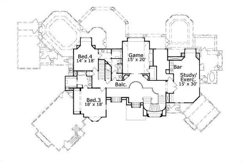 SECOND STORY FLOOR PLAN
