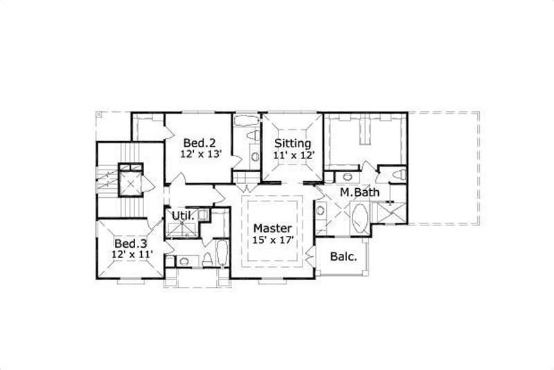 SECOND STORY FLOOR PLAN