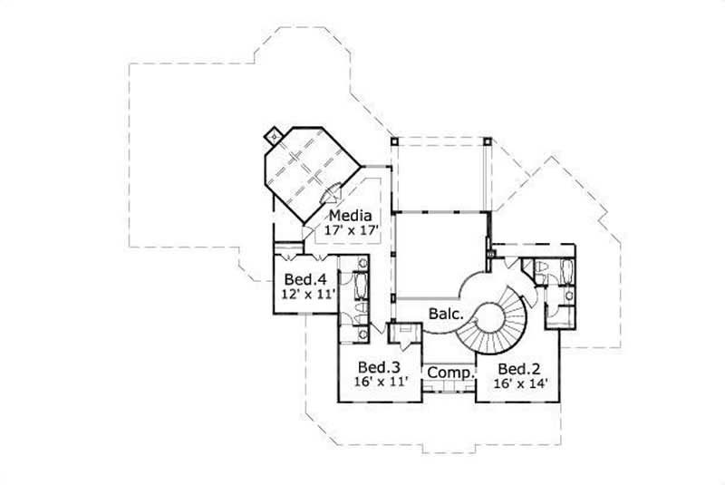 SECOND STORY FLOOR PLAN