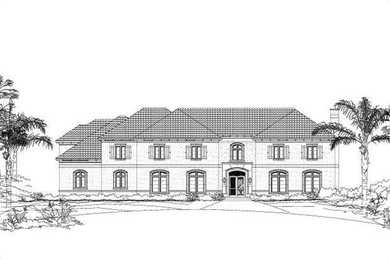 5-Bedroom, 7804 Sq Ft Luxury Home Plan - 156-1972 - Main Exterior