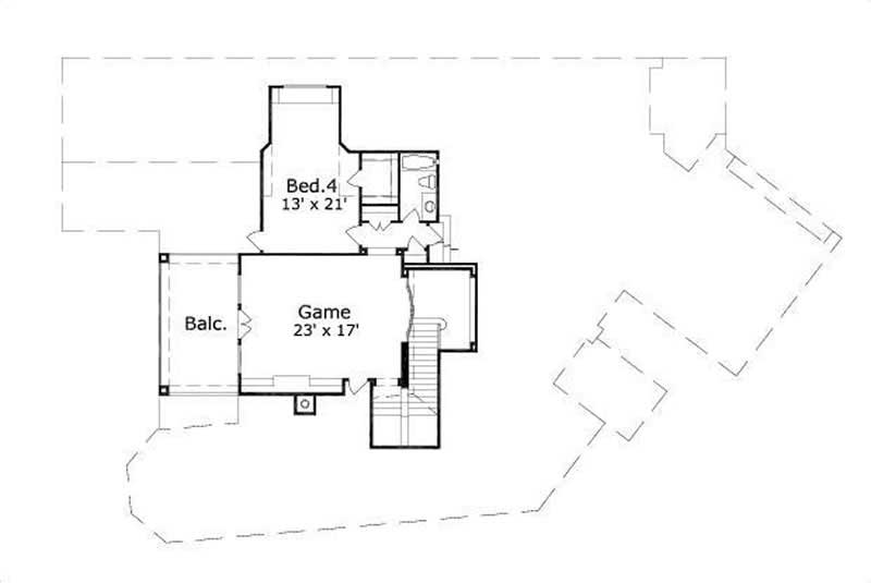 SECOND STORY FLOOR PLAN