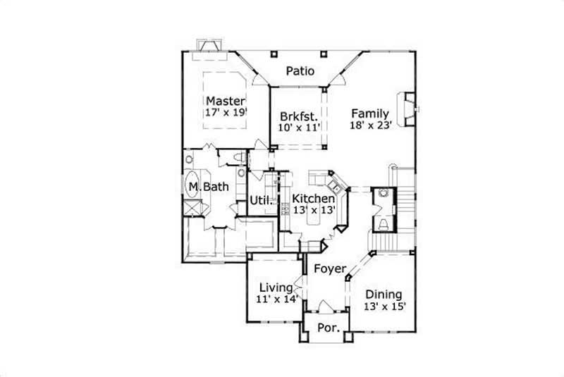 MAIN LEVEL FLOOR PLAN