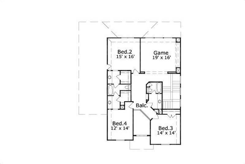 SECOND LEVEL FLOOR PLAN