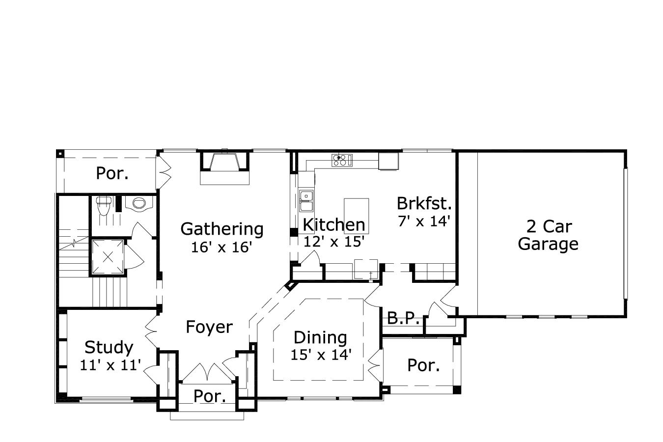 Floor Plan First Story