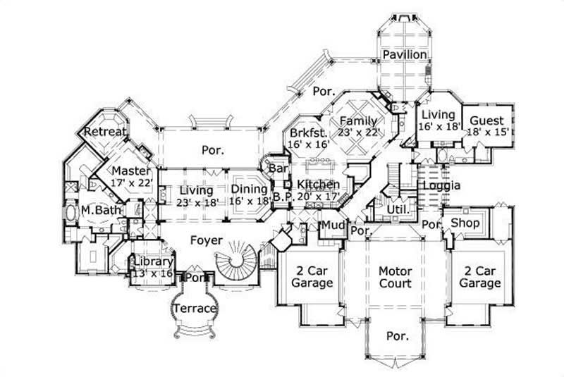MAIN LEVEL FLOOR PLAN