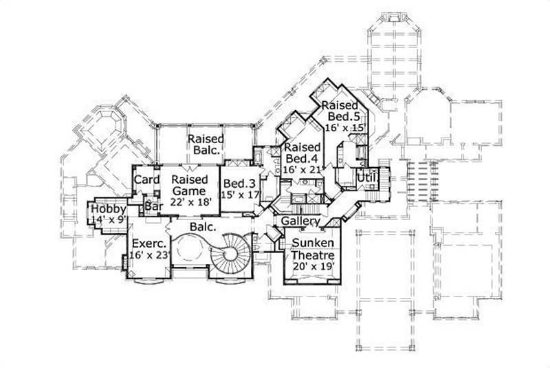 SECOND LEVEL FLOOR PLAN
