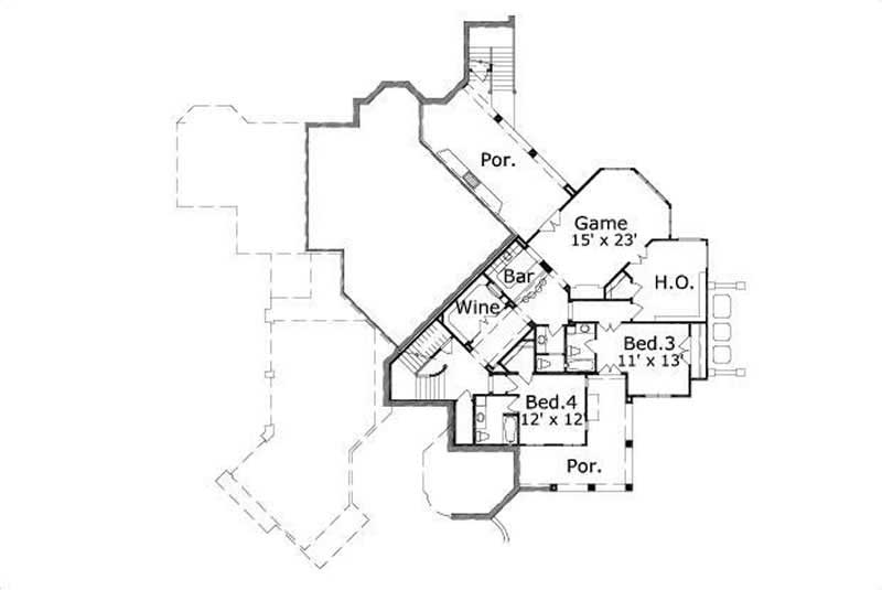 SECOND LEVEL FLOOR PLAN