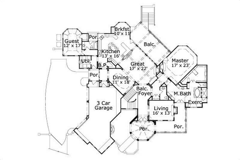 MAIN LEVEL FLOOR PLAN
