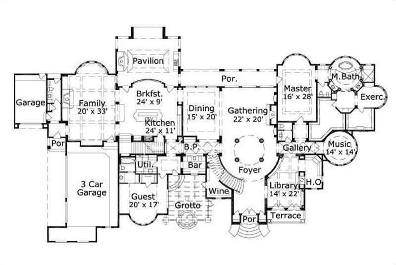 MAIN LEVEL FLOOR PLAN