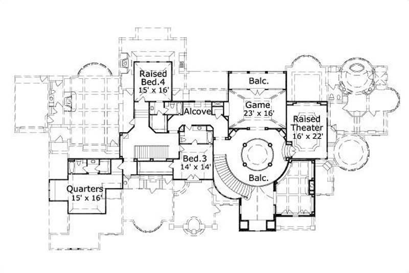 SECOND LEVEL FLOOR PLAN