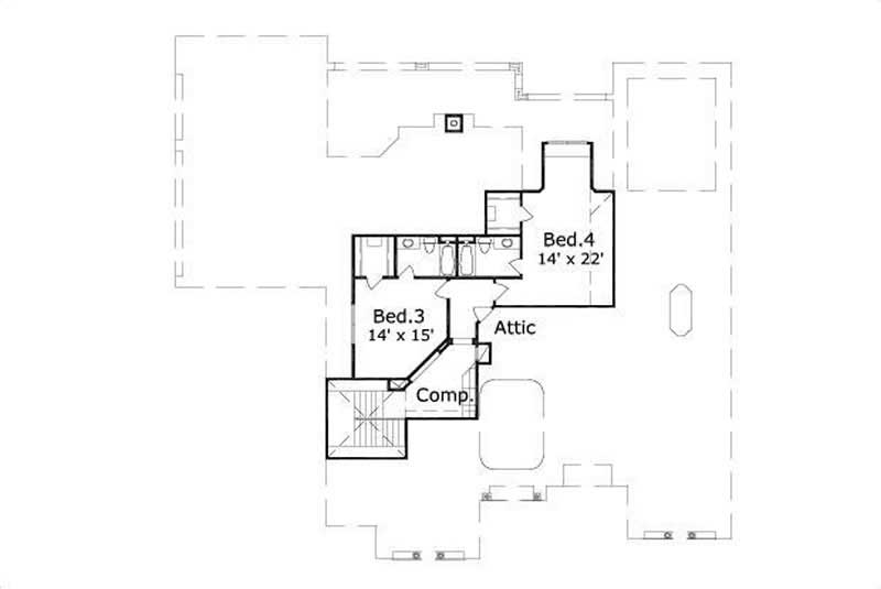 SECOND STORY FLOOR PLAN