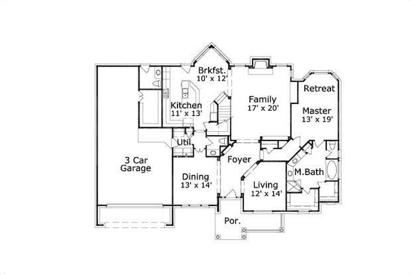 MAIN LEVEL FLOOR PLAN