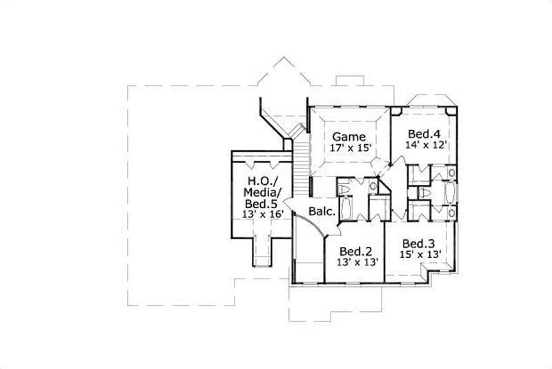 SECOND LEVEL FLOOR PLAN