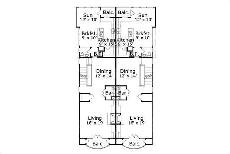 SECOND LEVEL FLOOR PLAN