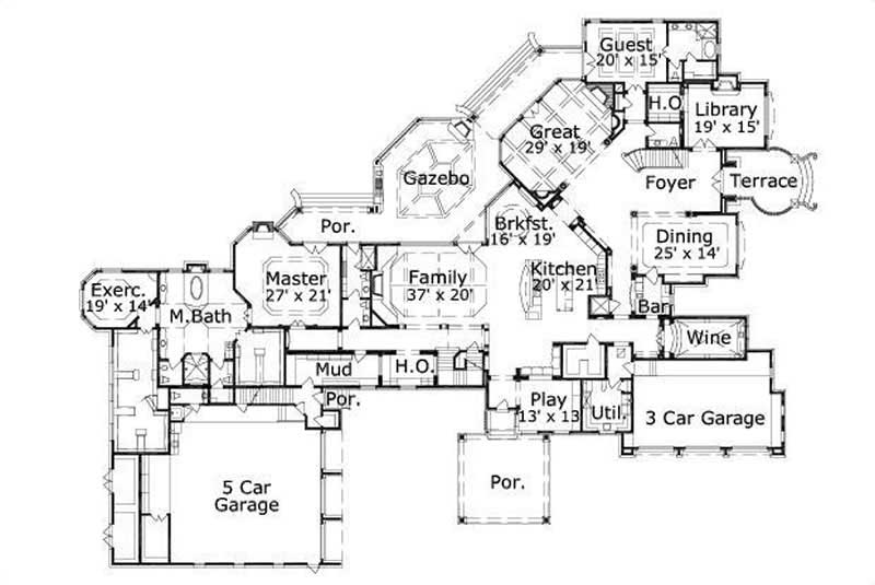 MAIN LEVEL FLOOR PLAN