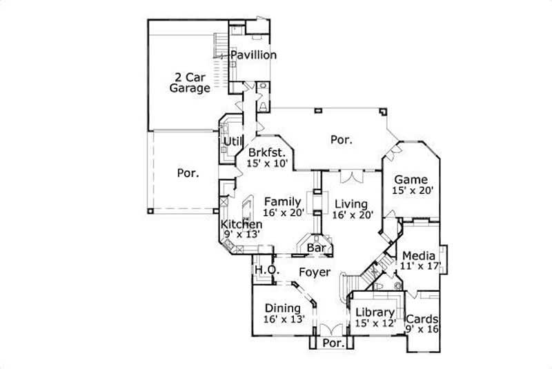 MAIN LEVEL FLOOR PLAN