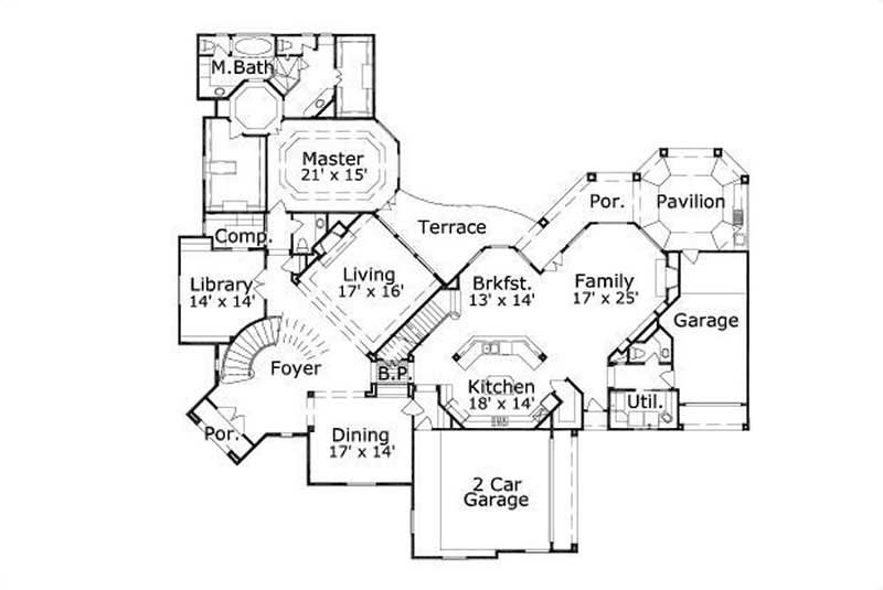 MAIN LEVEL FLOOR PLAN