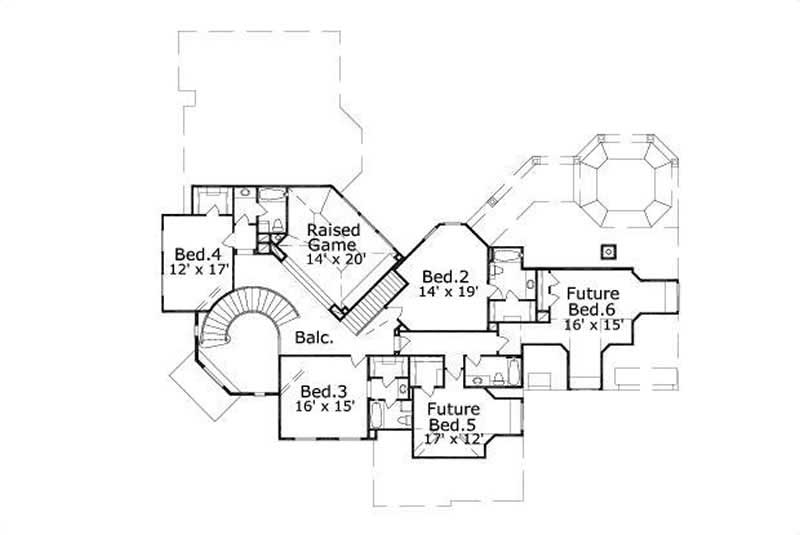 SECOND LEVEL FLOOR PLAN