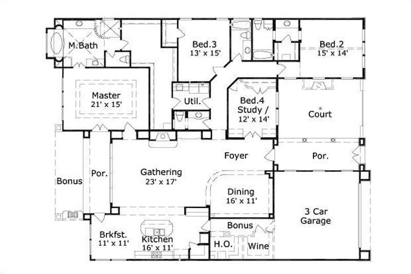 FIRST STORY FLOOR PLAN