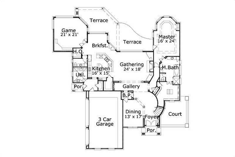FIRST STORY FLOOR PLAN