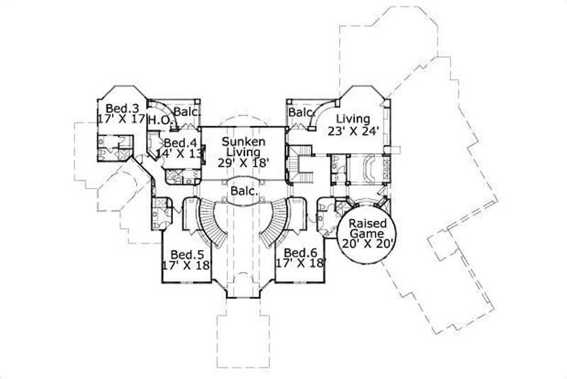 SECOND STORY FLOOR PLAN