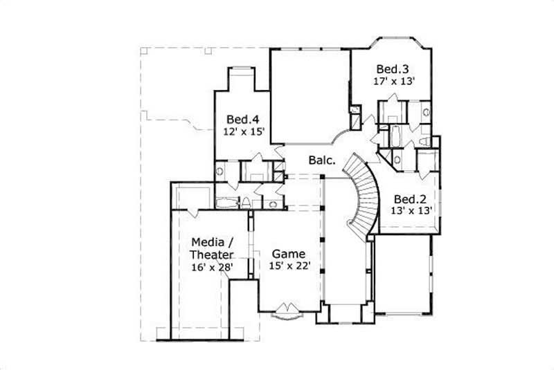 SECOND STORY FLOOR PLAN