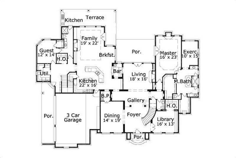 FIRST STORY FLOOR PLAN