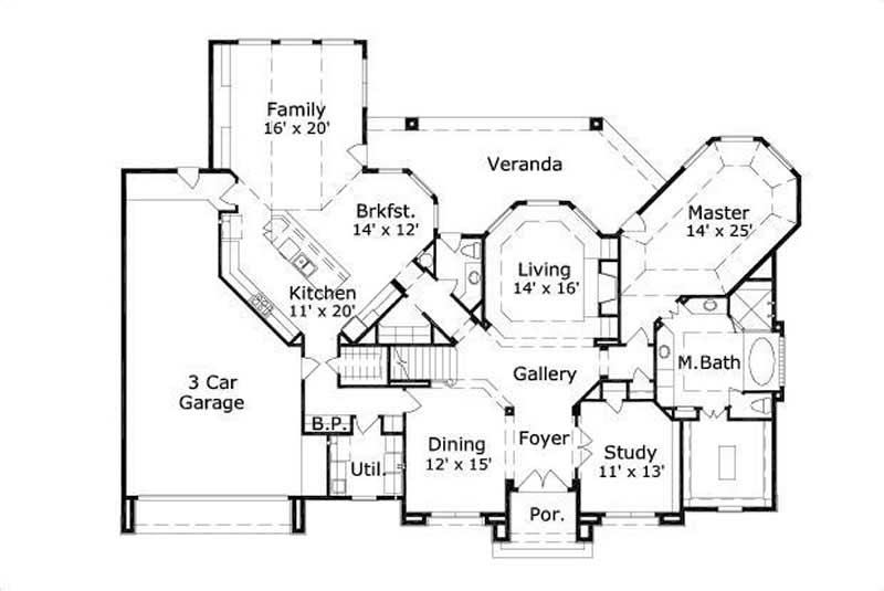 FIRST STORY FLOOR PLAN