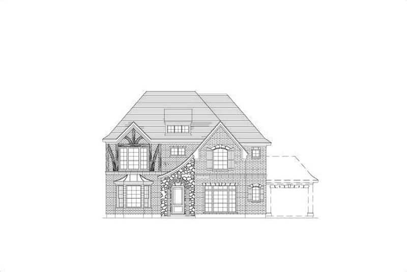 5-Bedroom, 3998 Sq Ft Craftsman Home Plan - 156-2034 - Main Exterior